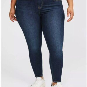Torrid Dark Denim Bombshell Premium Stretch Skinny Jean 16 Tall
